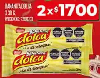 Supermercados DIA Bananita dolca oferta