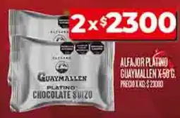 Supermercados DIA Guaymallen alfajor platino oferta