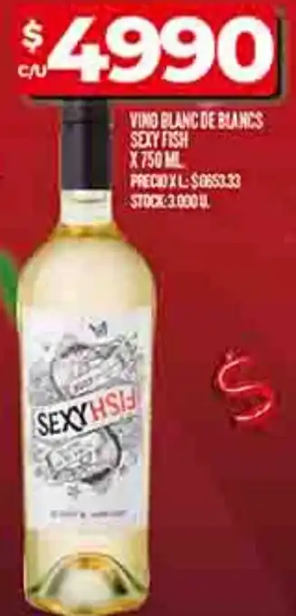 Supermercados DIA Sexy fish vino blanc de blancs oferta