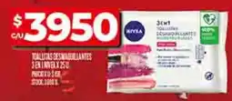 Supermercados DIA Nivea toallitas desmaquilladoras 3 en 1 oferta
