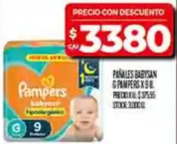 Supermercados DIA Pampers pañales babysan oferta