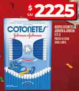 Supermercados DIA Johnson & johnson hisopos cotonetes oferta