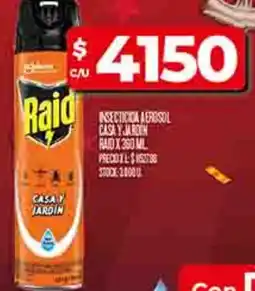 Supermercados DIA Raid insecticida aerosol casa y jardin oferta