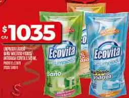Supermercados DIA Ecovita limpiado baño, multiuso- vidrios oferta