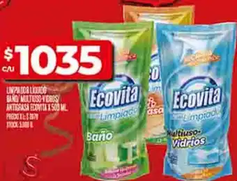 Supermercados DIA Ecovita limpiado baño, multiuso- vidrios oferta