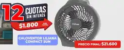 Supermayorista Vital Caloventor liliana compact sun oferta