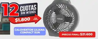 Supermayorista Vital Caloventor liliana compact sun oferta