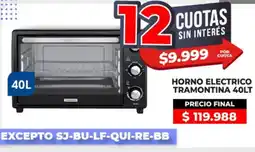 Supermayorista Vital Horno electrico tramontina oferta