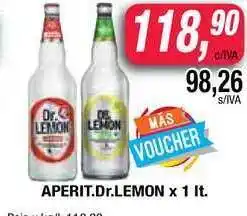 Maxiconsumo Aperit. Dr. Lemon x 1lt oferta