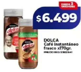 Supermayorista Vital Dolca café instantáneo frasco oferta
