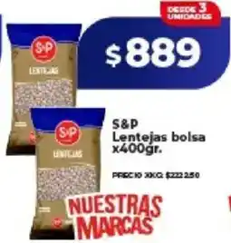 Supermayorista Vital S&P lentejas bolsa oferta