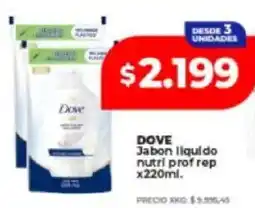 Supermayorista Vital Dove jabon liquido nutri prof rep oferta
