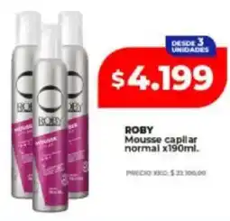 Supermayorista Vital Roby mousse capilar normal oferta