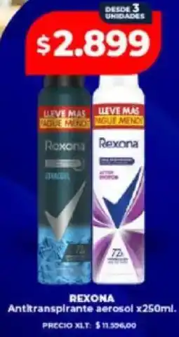 Supermayorista Vital Rexona antitranspirante aerosol oferta