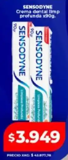 Supermayorista Vital Sensodyne crema dental imp profunda oferta