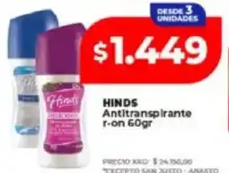 Supermayorista Vital Hinds antitranspirante r-on oferta