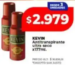 Supermayorista Vital Kevin antitranspirante ultra seco oferta