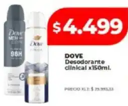 Supermayorista Vital Dove desodorante clinical oferta