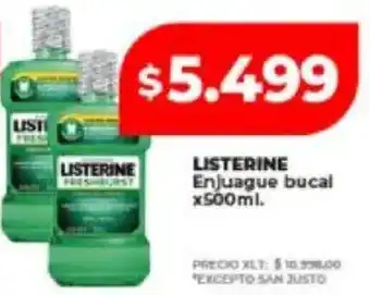 Supermayorista Vital Listerine enjuague bucal oferta