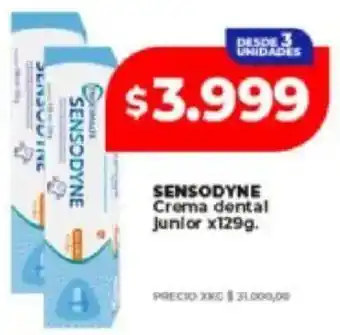 Supermayorista Vital Sensodyne crema dental junior oferta