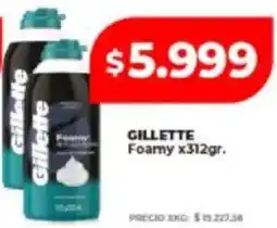 Supermayorista Vital Gillette foamy oferta