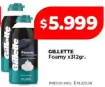 Supermayorista Vital Gillette foamy oferta