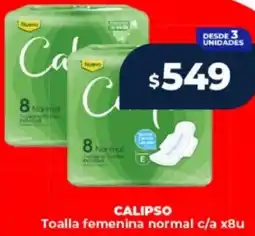 Supermayorista Vital Calipso toalla femenina normal oferta