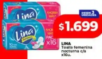 Supermayorista Vital Lina toalla femenina nocturna oferta