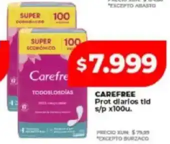 Supermayorista Vital Carefree prot diarios tid oferta