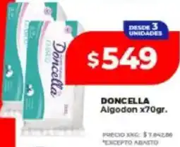 Supermayorista Vital Doncella algodon oferta