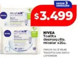 Supermayorista Vital Nivea toallita desmaquilla. micelar oferta