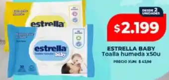 Supermayorista Vital Estrella baby toalla humeda oferta