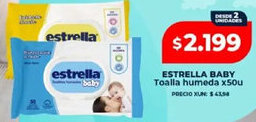 Supermayorista Vital Estrella baby toalla humeda oferta