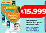 Supermayorista Vital Pampers pañal babysan mes de uso oferta