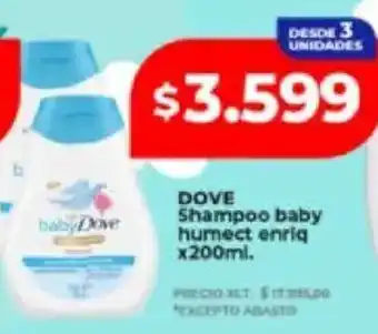 Supermayorista Vital Dove shampoo baby humect enriq oferta