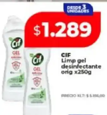 Supermayorista Vital Cif limp gel desinfectante orig oferta