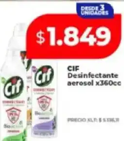 Supermayorista Vital Cif desinfectante aerosol oferta
