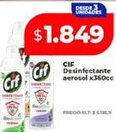 Supermayorista Vital Cif desinfectante aerosol oferta
