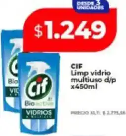 Supermayorista Vital Cif limp vidrio multiuso d/p oferta