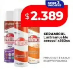 Supermayorista Vital Ceramicol lustramueble aerosol oferta
