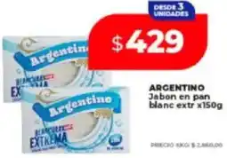 Supermayorista Vital Argentino jabon en pan blanc extr oferta