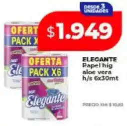 Supermayorista Vital Elegante papel hig aloe vera oferta
