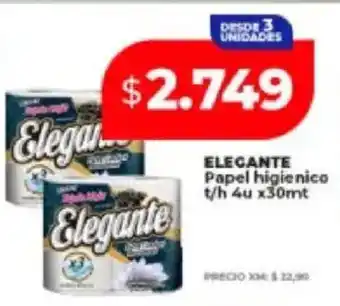 Supermayorista Vital Elegante papel higienico oferta
