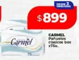Supermayorista Vital Carmel pañuelos clasicos box oferta