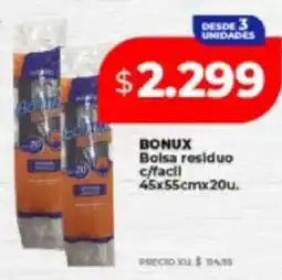 Supermayorista Vital Bonux bolsa residuo c/facil oferta