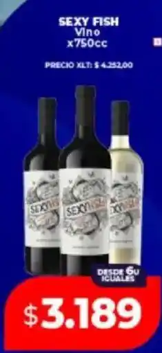 Supermayorista Vital Sexy fish vino oferta