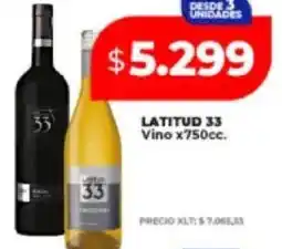 Supermayorista Vital Latitud 33 vino oferta
