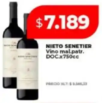 Supermayorista Vital Nieto senetier vino oferta
