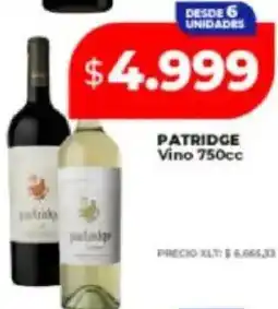 Supermayorista Vital Patridge vino oferta