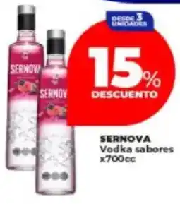 Supermayorista Vital Sernova vodka sabores oferta